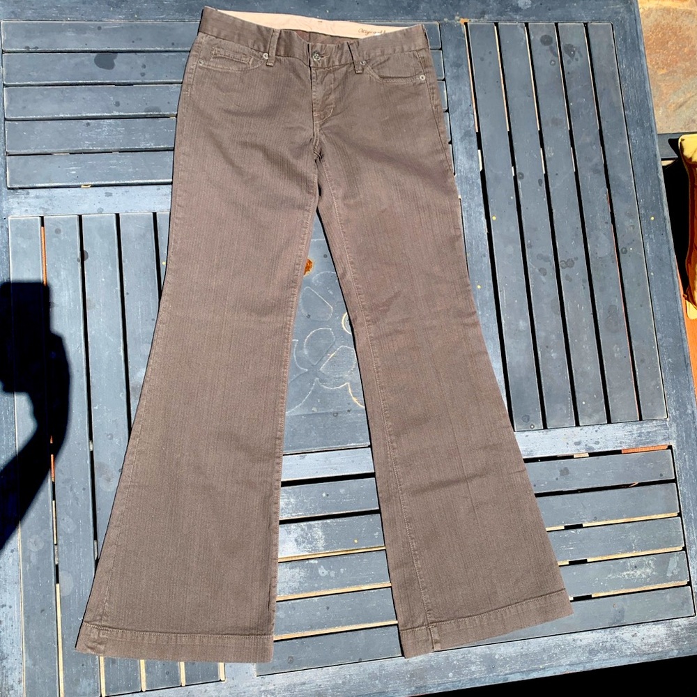 citizens of humanity brown flare pants